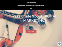Tablet Screenshot of joefendy.com